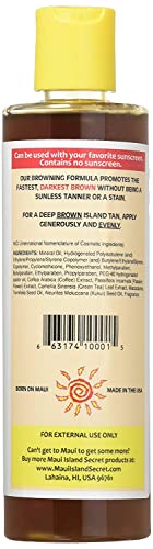 Maui Island Secret Browning Formula 8 oz Tanning Oil