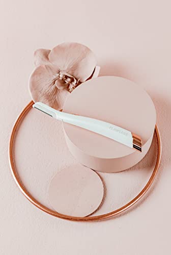 Flawless Dermaplane Glo Lighted Facial Exfoliator with 6 Heads