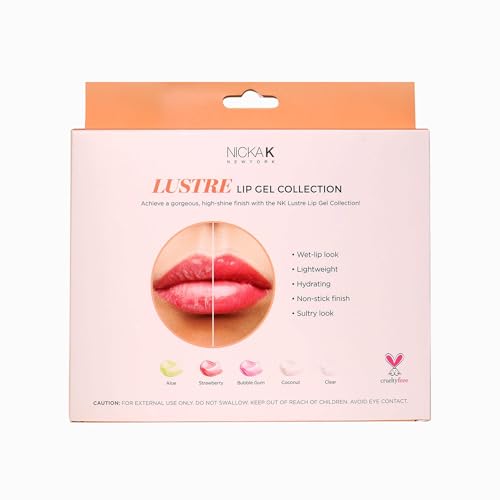 NICKA K Lip Gel High Shine Gloss - Non-Sticky Formula