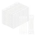 Kocpudu 200-Pack Bulk Travel Cotton Swabs - Individually Wrapped, 5 Per Pack