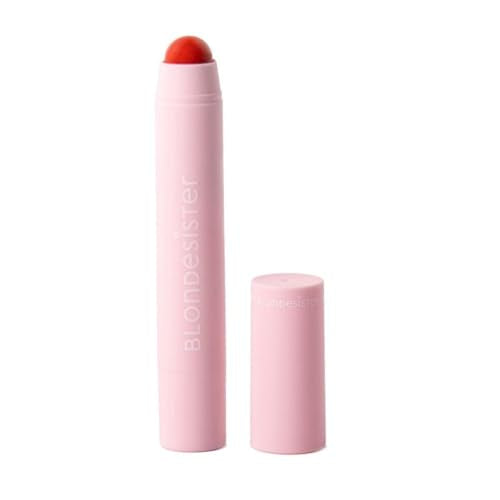 2 in 1 Lip and Cheek Stick - Creamy Blush Lipstick - Fire Red