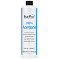 ForPro 100% Pure Acetone Nail Polish Remover - Gel & Glue Remover, 16 fl oz