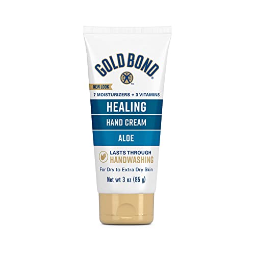Gold Bond Age Renew Crepe Corrector Body Lotion, Replenishing & Smoothing Formula, 8 oz. & Healing Hand Cream, 3 oz., With Aloe, Moisture That Lasts Through Handwashing