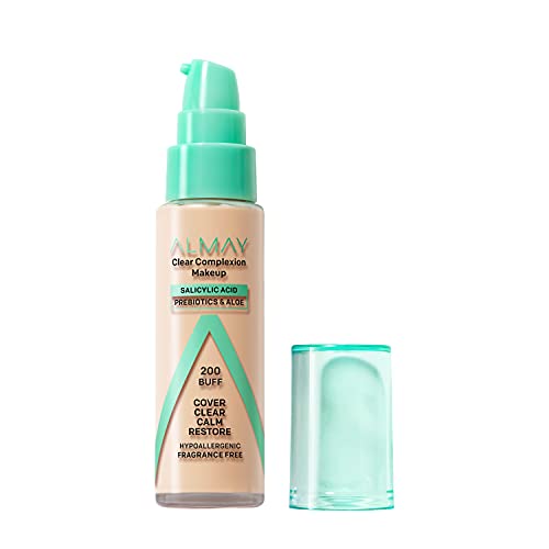 Almay Clear Complexion Acne Foundation, Medium Coverage, Soft Matte