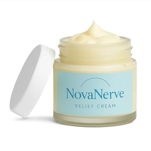 Relief Cream with Magnesium, Cream for Neuropathy, Natural Ingredients - Cooling & Soothing for Feet, Hands, Legs, Joints, Waist (1)