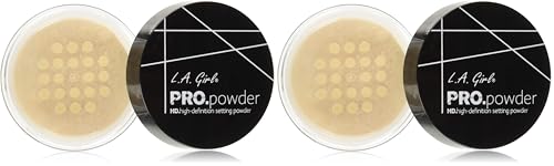 L.A. Girl HD Pro Banana Setting Powder (Pack of 2)
