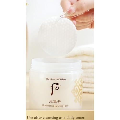The History of Whoo Illuminating Refining Pad, 160ML (60PCS)