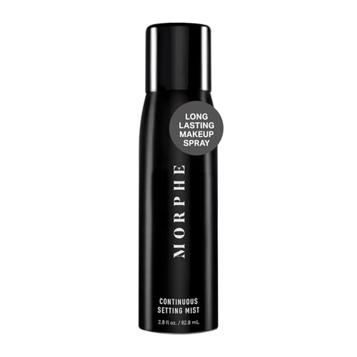 Morphe Complete Setting Duo - Continuous Prep & Set Setting Spray 2.8 oz, Continuous Setting Mist 2.8 fl oz, Long-Lasting Hydrating Makeup Finish