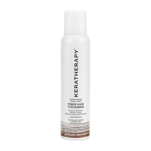 Keratherapy Keratin Hair Thickener Spray Light Brown 4oz