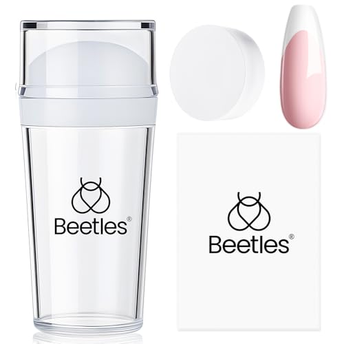 Beetles French Tip Silicone Nail Stamp Set - Clear A - 3 Pcs for Nail Art