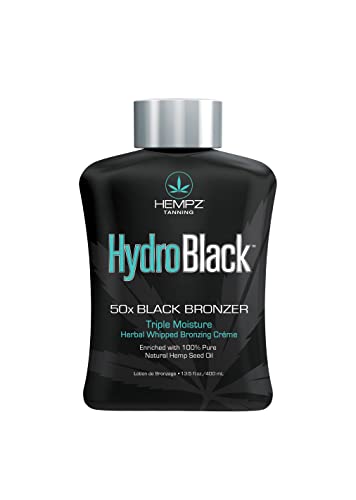 Hempz Hydroblack 50X Black Bronzer Tanning Lotion 13.5oz