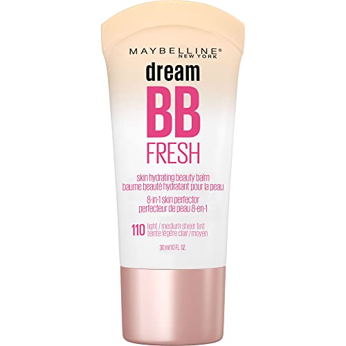 MAYBELLINE Dream Fresh & Pure Skin Clearing BB Creams, 8-in-1 Beauty Balms with SPF 30 & 2% Salicylic Acid, 1 Fl Oz Each