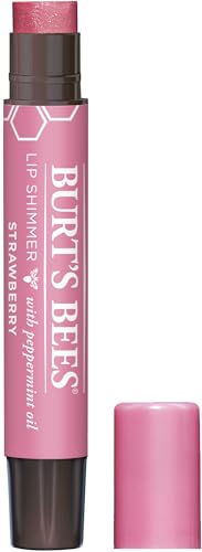 Burt's Bees Strawberry Lip Shimmer - 100% Natural Moisturizing