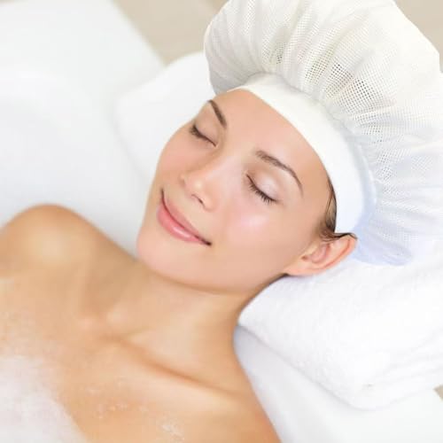 Curly Hair Bonnet 2-Pack – Mesh & Satin Sleep Cap