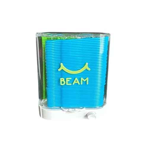 Floss Dispenser for Kids with 88 Pieces of Blue and Green Floss Picks