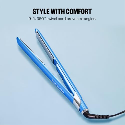 BaBylissPRO Nano Titanium Hair Straightener - Ultra-Sleek Flat Iron