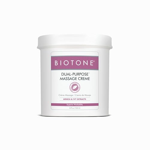 Biotone Dual-Purpose Massage Creme 36oz - Effortless Glide & Extended Workability