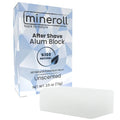 After Shave Alum Block, All Natural Potassium Alum, For Women and Men, Alum Stone, Styptic Skin Soothing, Anti-Ingrown Hair Alum Bar, Shaving Accessory, Unscented, 2,5 oz