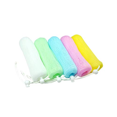 5-Pack Exfoliating Soap Pouch & Saver – Facial Body Cleansing