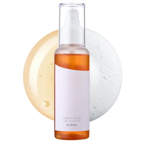 ELROEL Carrot Oil to Foam Cleanser - Hydrating Makeup Remover