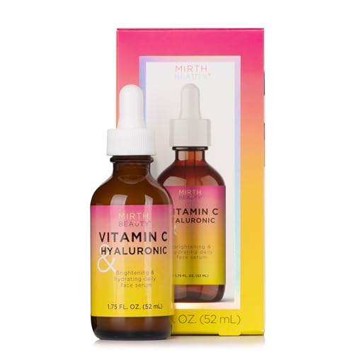 Brightening Face Moisturizer W/Vitamin C + Hyaluronic Acid | Collagen Peptides Firming Neck & Face Cream | Facial Moisturizer Eye Cream | Anti Aging Face Lotion For Women, 2.5 Fl Oz