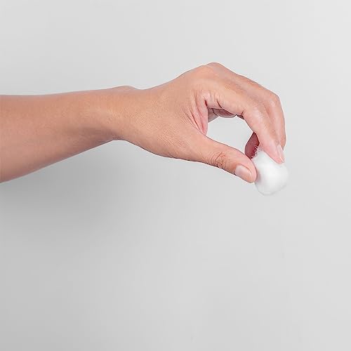 100 Count Pure Cotton Balls for Face Makeup Nail First Aid - Hypoallergenic, Cruelty-Free