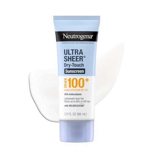 Neutrogena Ultra Sheer Dry Touch Sunscreen Lotion Max SPF 100+ 3 fl oz