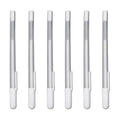 minkissy 6Pcs Eyebrow Mapping Pencil - White Eyebrow Pen White Microblading Markers for Skin Makeup Position Mapping Mark Tools Brow ()