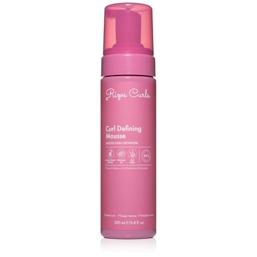 Rizos Curls Curl Defining Mousse - Lightweight Volumizing Styling Foam