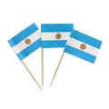Argentina Flag Mini Toothpick Flags 100PCS for Cupcakes & Cocktails - Newkita