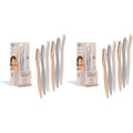 Finishing Touch Flawless Dermaplane Facial Exfoliator and Hair Remover, 4 Count (Pack of 2)
