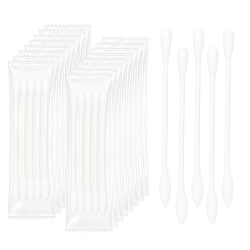 Travel Cotton Swabs Bulk 500-Pack | Individually Wrapped