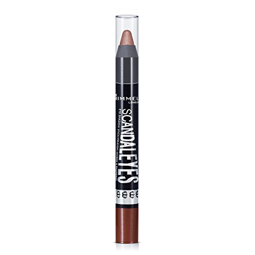 Rimmel Scandaleyes Shadow Stick, Bad Bronze Eye Shadow Pencil for Long Wear and Easy Application, no Eye Shadow Brush Required (Pack of 1)