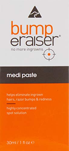 Bump eRaiser Medi Paste for Ingrown Hair & Razor Bumps - Tea Tree & Vitamin A, 1 Fl Oz