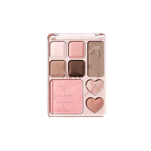 3-in-1 Face Palette: Eyeshadow, Blush & Highlighter Dusty Rose