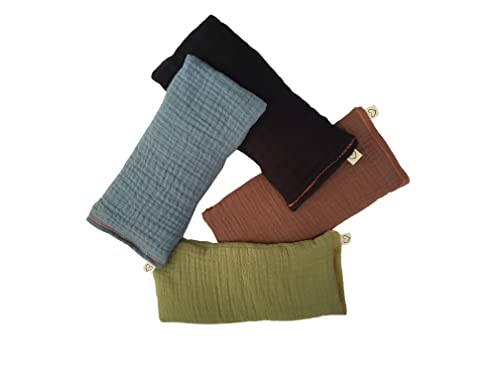 Peacegoods Unscented Flax Eye Pillow - 4 x 8.5 Cotton