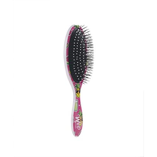 Wet Brush Mini Detangler Hair Brush - Radio, Happy Hair - Detangling Travel Hair Brush - Ultra-Soft IntelliFlex Bristles Glide Through Tangles with Ease - Protects Against Split Ends and Pain-Free - All Hair Types