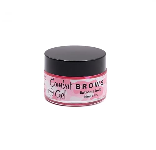 Combat Brow Gel - Extreme Hold Pink Eyebrow Gel