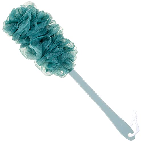 Long Handle Back Scrubber for Shower, Soft Nylon Mesh Brush