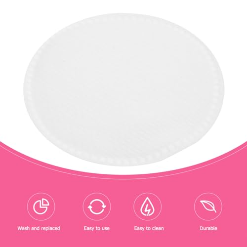 60Pcs Cotton Makeup Remover Pads - Soft Disposable Rounds