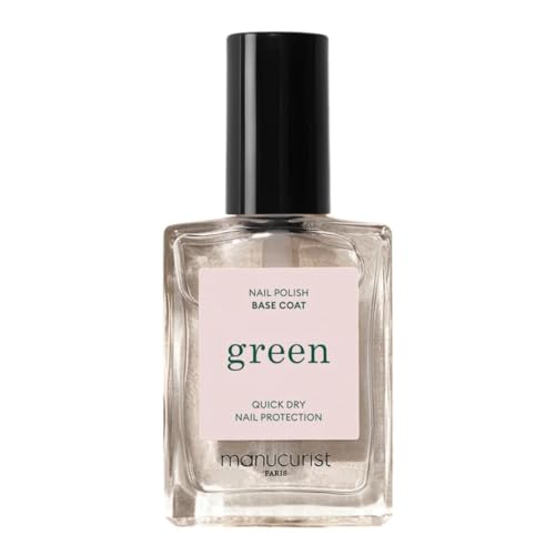 Manucurist Green Base Coat 15ml - Plant-Based Nail Polish Base