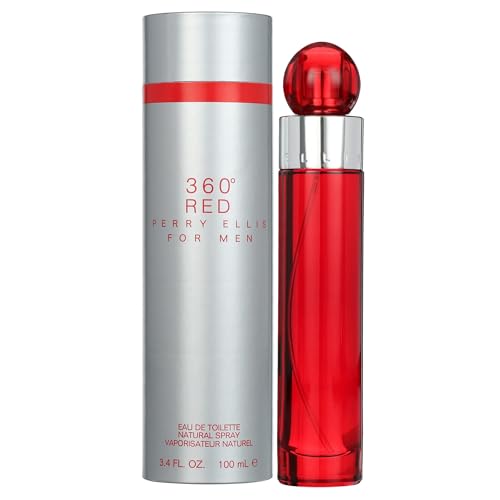 Perry Ellis 360 Red Eau De Toilette for Men 3.4 oz