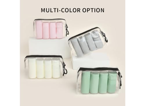 5 Pack TSA Approved Travel Bottles - Refillable BPA-Free Containers