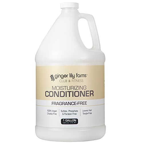 Ginger Lily Farms Moisturizing Conditioner, Fragrance Free, 1 Gallon Refill