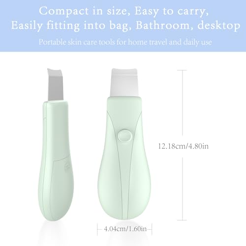 Skin Scrubber Face Spatula - Blackhead Remover & Pore Cleaner - Green