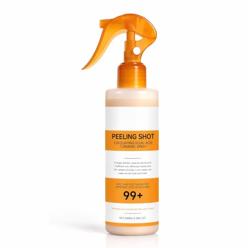 Kojic Acid Turmeric Peel Shot Spray - Exfoliating Body Care