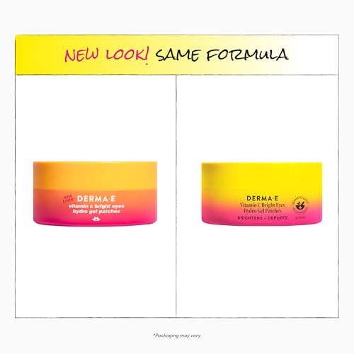 Derma E Vitamin C Eye Patches - 30 Pairs Dark Circles & Puffiness