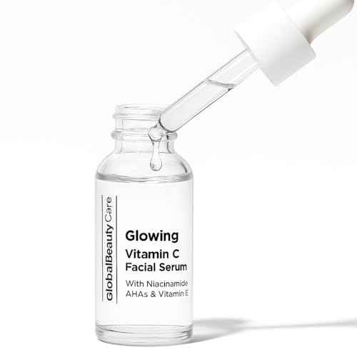 Global Beauty Care Vitamin C - Facial Serum with Niacinamide, AHA & Vitamin E 1fl oz 30ml