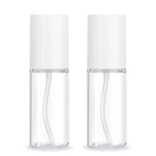 Travel Pump Bottles 50ml Refillable Lotion Dispenser (2-Pack)