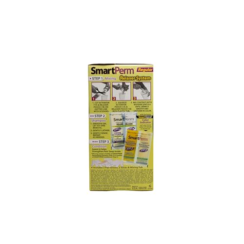 Smart Perm No-Lye Kit 4 Regular Touch Up (3-Pack)